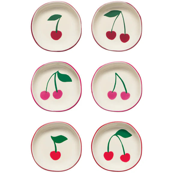 Danica Jubilee Pinch Bowls Set of 6, Very Cherry