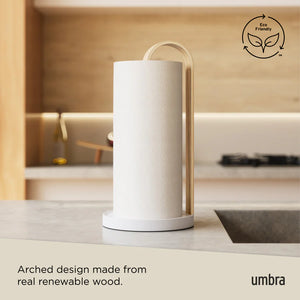 Umbra Bellwood Paper Towel Holder, White