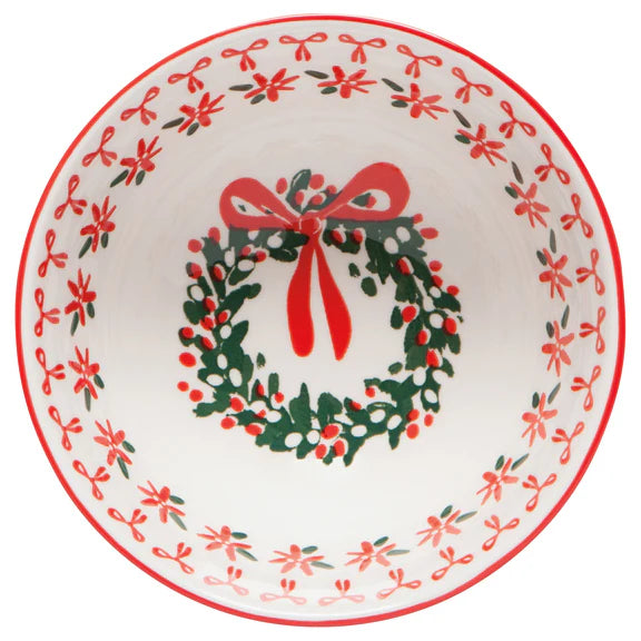 Danica Now Designs Stamped Bowl 4 Inch, Wreaths