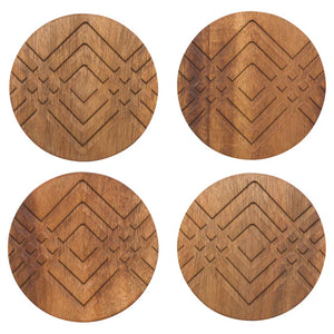 Danica Studio Facet Geo Coasters Set of 4