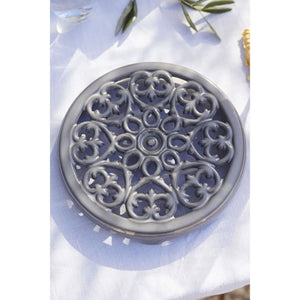 STAUB Cast Iron Lilly Trivet 23 cm | 9 Inch, Graphite-Grey