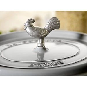 STAUB Stainless Steel Rooster Knob