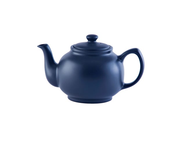 Price & Kensington Teapot 6-Cup, Matte Navy Blue