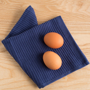 Danica Now Designs Ripple Dishcloth Set of 2, Indigo Blue