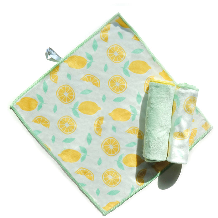 Full Circle Recycled Microfiber All-Purpose Cloths, Citrus