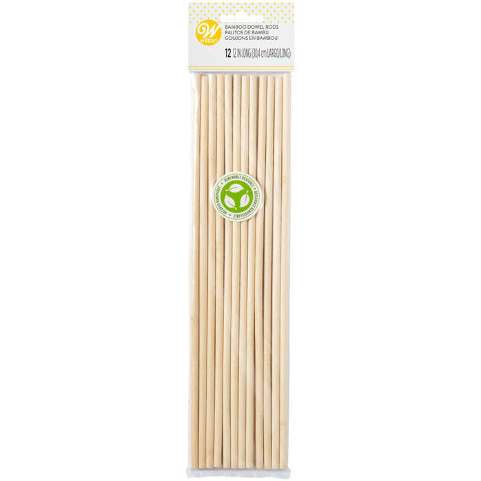 Wilton Bamboo Dowel Rods 12 Inch