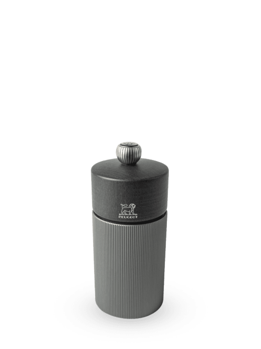 Peugeot Carbone Line Pepper Mill 12cm, Dark/Aluminum