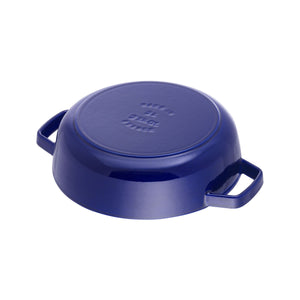 STAUB Round Braiser Saute Pan Chistera 3.7L, Dark-Blue