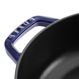 STAUB Round Braiser Saute Pan Chistera 3.7L, Dark-Blue