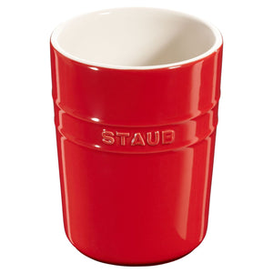 STAUB Ceramic Utensil Holder, Cherry