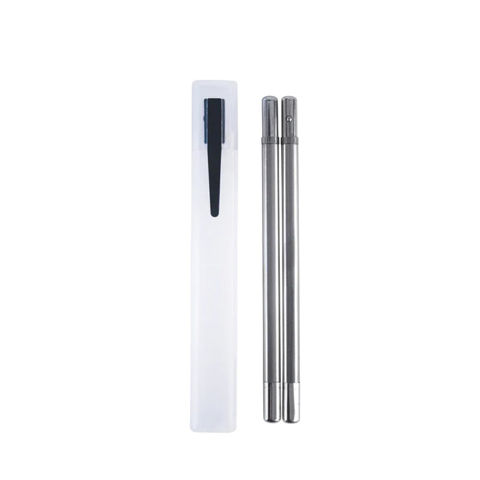 Kikkerland Stainless Steel Travel Chopsticks Set