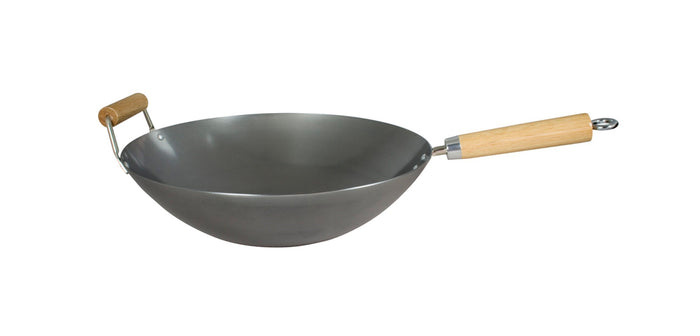 Dexam Carbon Steel Wok 14 Inch