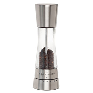 Cole & Mason Derwent Stainless Steel Pepper Mill 7.5 Inch