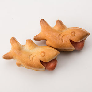 Mobi Silicone Mini Hot Dog Mold, Shark Bites