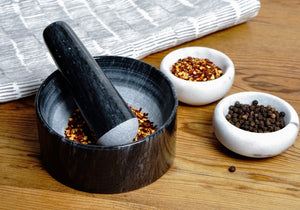 Endurance® Mortar & Pestle, Marble Black