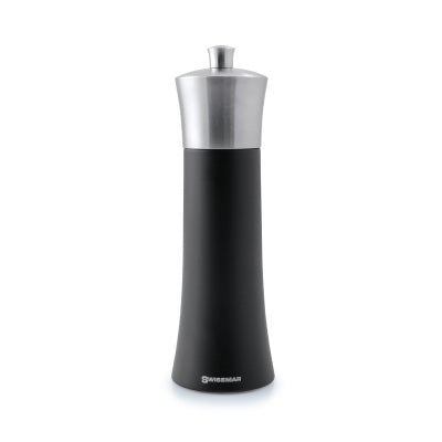 Swissmar Torre Pepper Mill 8 Inch, Black Matte w/Stainless Steel Top