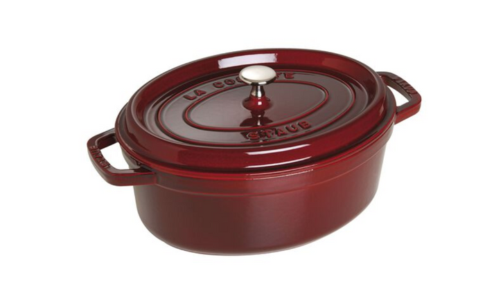 STAUB Oval Dutch Oven 5.5L, Grenadine Red