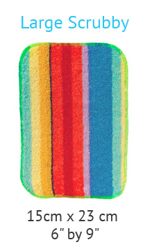 Rainbow Scrubbies Pot Scrubbers Large