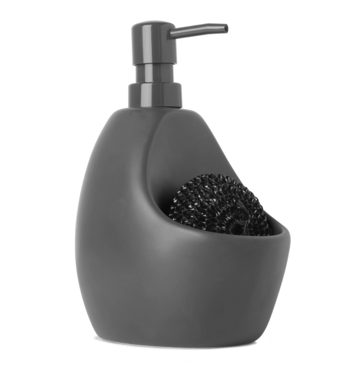 Umbra 'Joey' Soap Dispenser Pump & Scrubby Charcoal