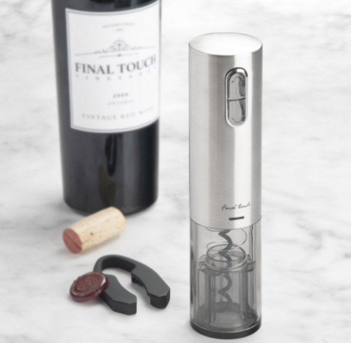 Final Touch Lithium-Ion Electric Corkscrew