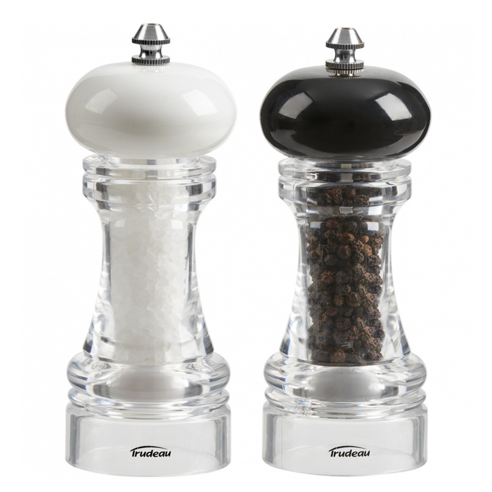 Trudeau Pepper Mill & Salt Mill Set 6-Inch