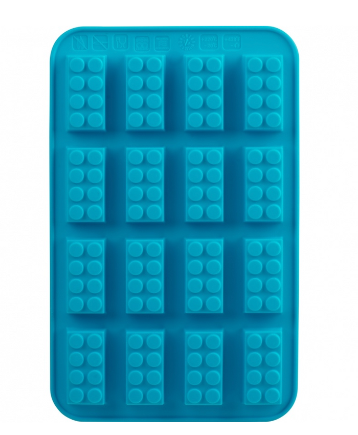 Trudeau Chocolate Mold Set of 2, Building Blocks