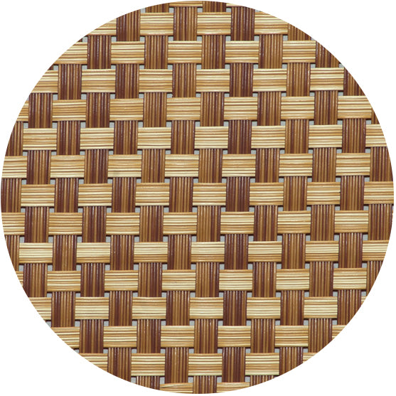 MacFab Round Placemat, Tan-Brown T