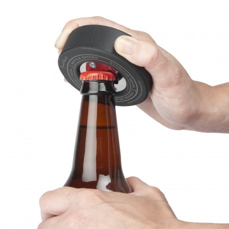 Final Touch Hockey Puck Bottle Opener