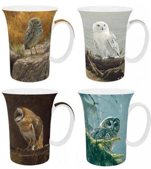 McIntosh Mug Set of 4, Bateman Owls