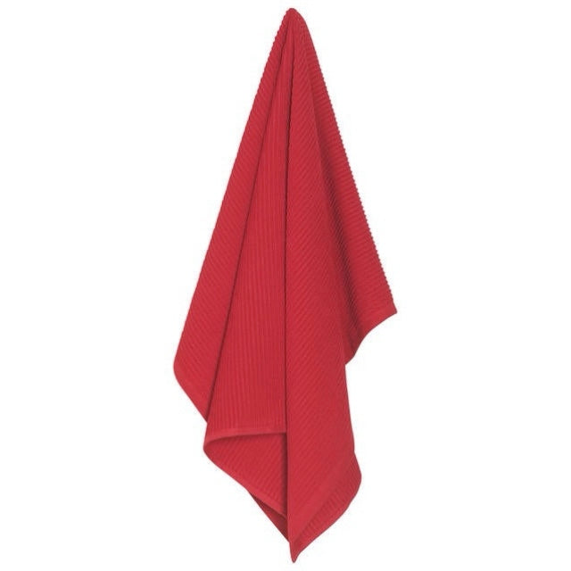 Danica Now Designs Ripple Tea Towel, Red