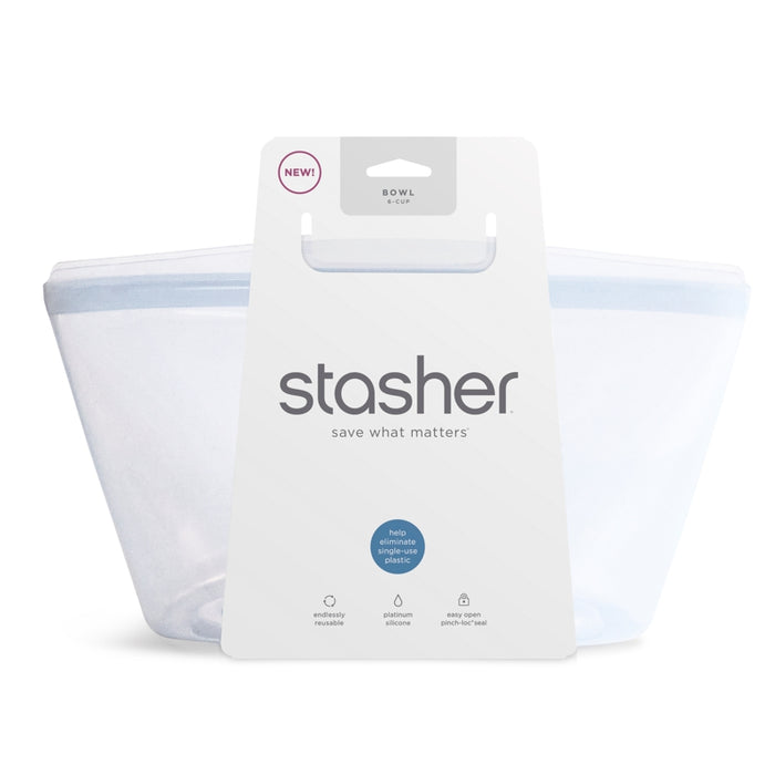 Stasher Silicone Bowl 6-Cup (1.4L)