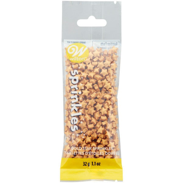 Wilton Stars Sprinkles Pouch 30 g, Gold – Kitchen Boutique Canada